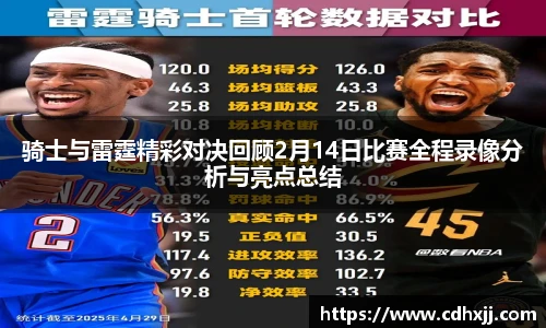 骑士与雷霆精彩对决回顾2月14日比赛全程录像分析与亮点总结